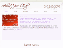 Tablet Screenshot of aboutfacesarnia.com
